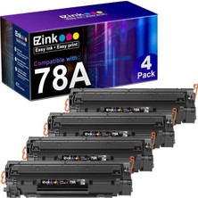 Afset 78A CE278A/CRG728 Pro P1606DN, M1536DNF, P1566, P1560, P1606, M1536 4lü Paket