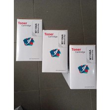 Afset Hp 106A W1106A / 107A / 107W / Mfp 135W / Mfp 137FNW Chipsiz Muadil Toner 3 Lü Paket