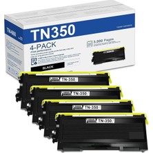 Afset Tn 350 Muadil HL-2070N HL-2040 MFC-7420 MFC-7820N FAX-2820 /2920 DCP-7020 MFC-7220 Printer 4 Pack
