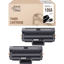 Afset 2 Adet 135A 135W 135R 137FNW Lazer 107A 107R Için 106A W1106A W1106A Toner (Çipli)