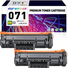 Afset CRG-071 Çipli For Imageclass LBP122DW MF273DW MF275DW LBP122 LBP120 MF270 MF272DW Printer (2-Black)
