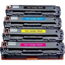 Afset Color Laserjet CP1215 Yazıcı Uyumlu (CB540-CB541-CB542-CB543) (125A) 4 Renk Muadil Toner Seti