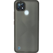 isiltikidsmoda Realme C21 Kılıf Montreal Silikon Kapak - Siyah