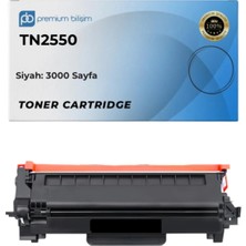 Afset Brother Mfc L2806DW, Mfc L2861DW, Mfc L2886DW Muadil Toner - TN2550