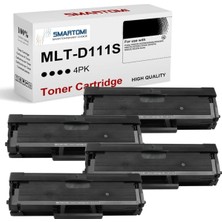 Afset Samsung MLT-D111S For Xpress M2070W M2020 M2022W M2070FW M2070F M2078W M2078 (Black, 4 Pack)