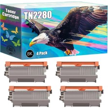 Afset TN450 Muadil TN450/2280 DCP-7060D FAX-2840 HL-2240D 2250DN 2270DW MFC-7360 7470D 7860DW (4 Adet)