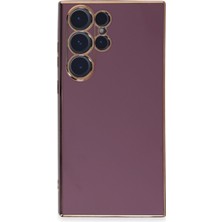 isiltikidsmoda Galaxy S23 Ultra Kılıf Volet Silikon - Mor
