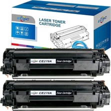 Afset CRG728/278A Toner/hp Laserjet Pro M1536DNF P1566 P1606DN CE278A (Black 2-Pack)