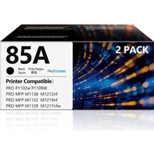 Afset CE285A 2000 Sayfa P1102 For 85A Toner 85A For P1606DN M1536 Mfp M1536DNF P1560 P1566 P1606 2 Adet