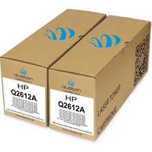 Afset 12A Toner Laserjet 1010 1012 1015 1018 1020 1022 1022N 3015 3020 3030 3050 3052 3055 2li Paket
