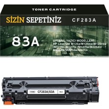 Afset M125NW M125RNW M127FP Için CF283A 83A Muadil Toner Kaliteli Baskı