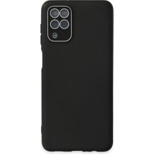 isiltikidsmoda Galaxy A22 Kılıf Lansman Glass Kapak - Siyah