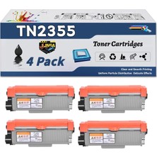Afset TN2305 Muadil TN2355-2305 4 Adet HL2300..2365 MFC2700..2740 DCP2500..2700 (2.6k) Mono Toner