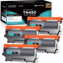Afset TN-450 HL-2280DW HL-2270DW HL-2230 MFC-7360N MFC-7860DW DCP-7065DN Intellifax 2840 2940 (4 Black)