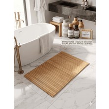 Sepetçi Baba Bambu Banyo Kyadırmaz Paspas 60X40 cm - 2026-32