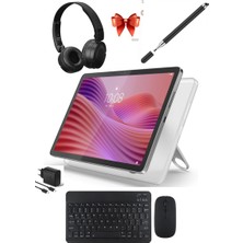 Lenovo Tab M10 4gb 128GB 10.1" Tablet+Kılıf+Klavye+Mouse+Kulaklık+Şarj Aleti