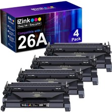 Afset CF226A Muadil With M402N M402D M402DN M402DW M426FDW M426FDN Printer (Black, 4 Pack)