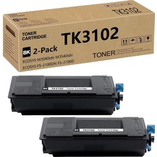 Afset TK3100TK-3102 For Ecosys M3040IDN M3540IDN FS-2100DN FS-2100D Printers 13,000 Pages 2 Pack
