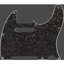 Jim Dunlop Fender Hybrid Glass Glitter Telecaster Dark Gray Sparkle Pickguard
