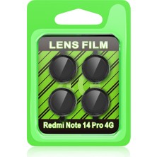 Bezos Redmi Note 14 Pro 4g Raze Metal Kamera Lens - Siyah