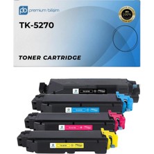 Afset TK-5270 TK5270 Muadil Toner Seti - Kyocera Ecosys M6630CIDN P6230CDN M6230CIDN