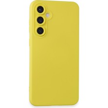 isiltikidsmoda Galaxy S24 Kılıf Nano Içi Kadife Silikon - Sarı