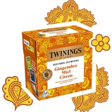 Twinings Zencefil Bal ve Limon Aromalı Bitki Çayı 20 Bardak Poşet