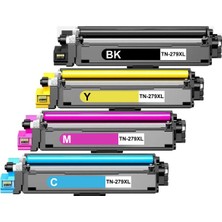 Afset Renkli HL-L3280CDW Yazıcı Uyumlu TN279XL Muadil Toner