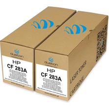 Afset CF283A Toner 2x Muadil, 83A Black Toner Compatible With Laserjet M125 M126 M127F/ 201/ 225