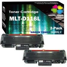 Afset MLT-D116L 116L Toner 2 Adet  Samsung Xpress SL-M2625D M2675F M2825DW M2835  M2875 M2885FW Printers