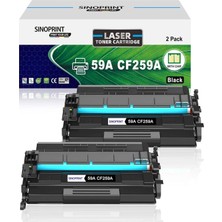 Afset 59A Çipli Laserjet Pro M404N M404DN M404DW M404 M304 Mfp M428DW M428FDN M428FDW M428 (2 Black)
