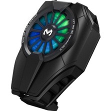 Bezos DL06 Rgb Radyatör Telefon Soğutucu Fan - Siyah