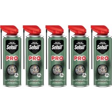  Selsil Pas Sökücü Çok Amaçlı Yağlayıcı Pro Kobra Başlıklı 400 ml 5 Adet