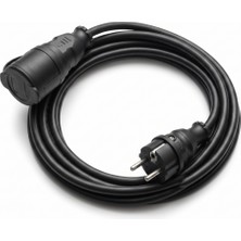 Geseus Elektrikli Araçlar ve Yüksek Güç Çeken Cihazlar İçin 3X2,5mm TTR Bakır Premium 5Mt Uzatma Kablosu IP44 Onaylı-