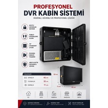 Fury Dvr Nvr Kamera Kayıt Cihazı Abs Kabini 42X32X11 cm Metal Duvar Tipi Güvenlik Kabini