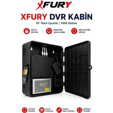 Fury Dvr Nvr Kamera Kayıt Cihazı Kabini - Abs Plastik Monitör Askı Kutusu 42X32X11 cm