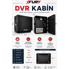 Fury Dvr/nvr Abs Kabinet Cctv Rack  19 '' 42X32X11 cm