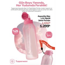 Tupperware Aquavipe 1.2 Lt Pipetli Şişe Taşıma Askılı