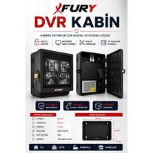Fury Dvr/nvr Cctv Rack Abs Kabinet 1u 19 '' 42X32X11 cm