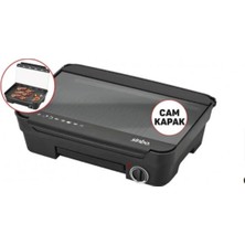 Kont Sinbo Elektrikli Izgara Cam Kapaklı