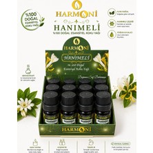 Harmoni Hanımeli Çiçeği Esansiyel Uçucu Koku 10ML 12'li Stant Difüzör Esansı Buhurdanlık Yağı ve Oda Kokusu