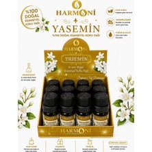 Harmoni Yasemin Çiçeği Esansiyel Uçucu Koku 10ML 12'li Stant Difüzör Esansı Buhurdanlık Yağı ve Oda Kokusu