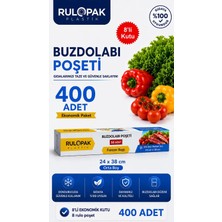 Rulopak Buzdolabı Poşeti 8'li 400 Adet
