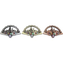 Yvz Store Istanbul Temalı Metal Magnet