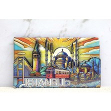 Yvz Store Ahşap Istanbul Temalı Magnet