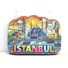 Yvz Store Ahşap Istanbul Temalı Magnet