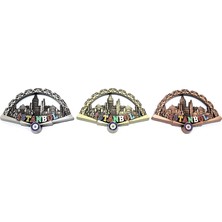 Yvz Store Istanbul Temalı Metal Magnet