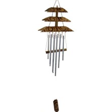 Yvz Store Bambu Metal Çanlı Rüzgar Çanı