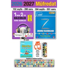 Tonguç Akademi 1'den 2'ye Hazırlık Kitabı 2026 Yaz Tatili 2. Sınıf Zoru Bankası Tüm Dersler Ingilizce Kelime Set