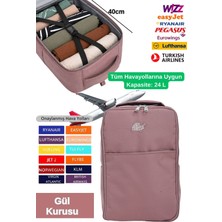 Jet Turtle Seyahat Sırt Çantası 40CM 40X25X15 cm Pegasus, Wizz Air, Ryanair, El Valizi Koltuk Altı Valizi